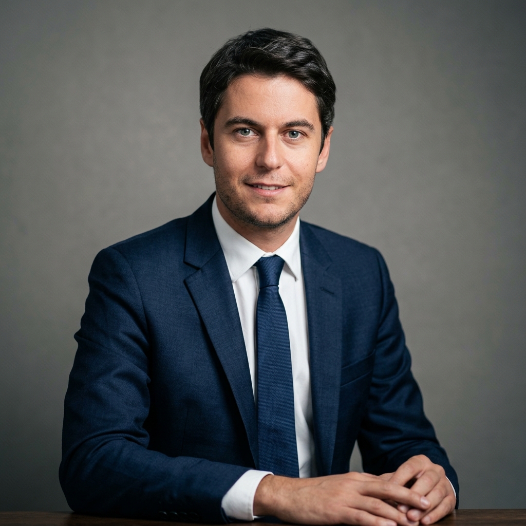 Portrait de Gabriel Attal